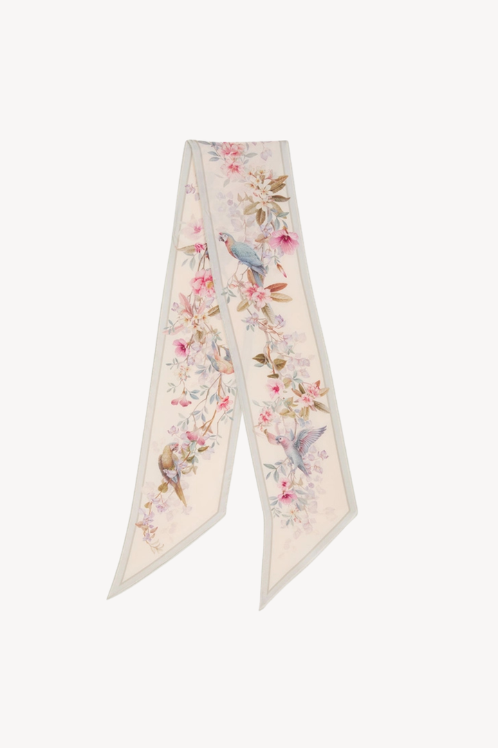 Printed Silk Neck Scarf