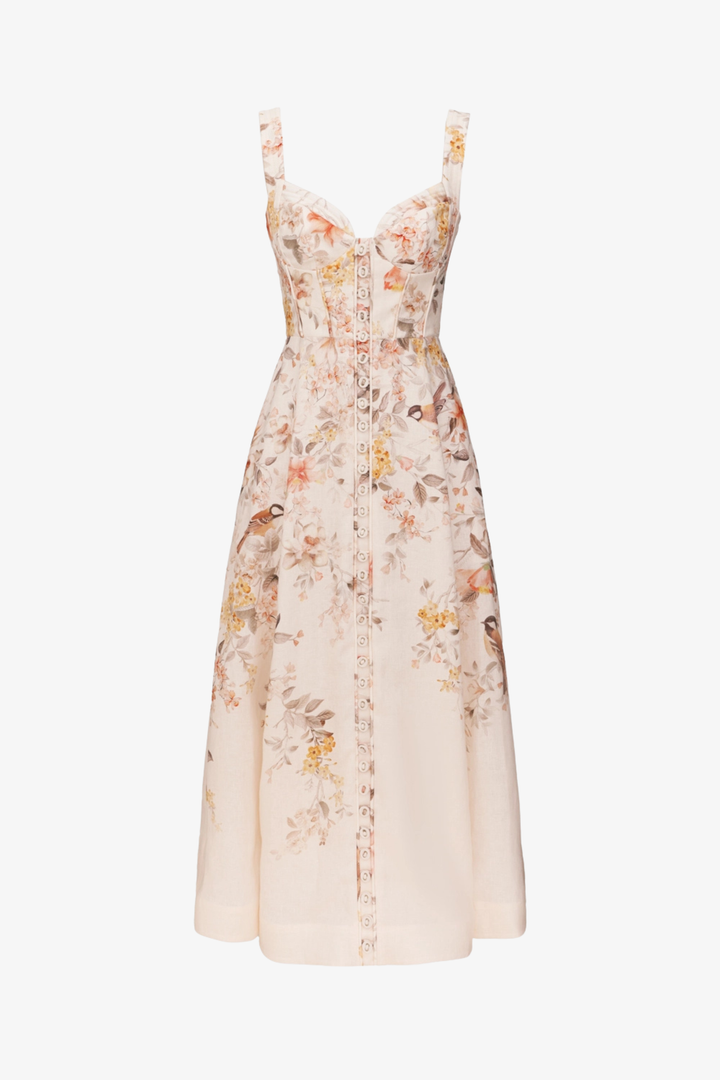 Luna Buttoned Picnic Dress