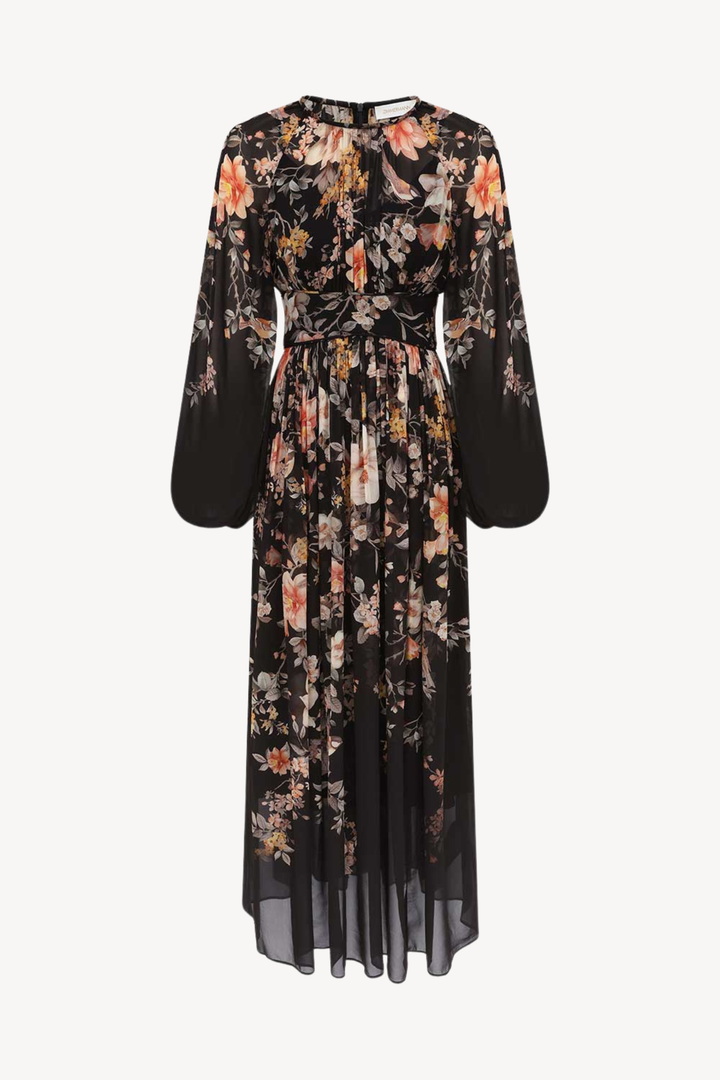 Carousel Billow Maxi Dress